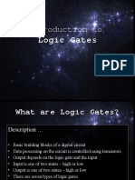Introduction To: Logic Gates