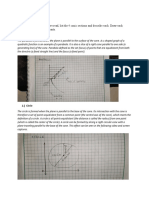 From The Article That You Have Read, List The 4 Conic Sections and Describe Each. Draw Each Conic Section and Label The Parts