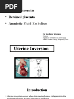 Inversion, Retained Placenta, Afe