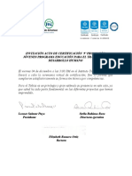 Tarjeta de Invitación Acto de Certificación 9 Romoción Ite