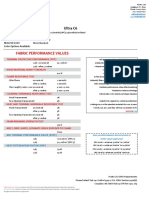 Fabric Performance Values: Ultra C6