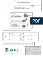 Guia 6 de Matematicas (Fracciones)