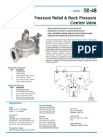 Pressure Relief & Back Pressure Control Valve: Model