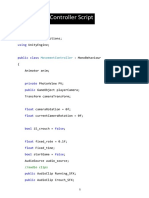 Movement Controller Script