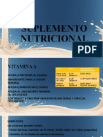 SUPLEMENTO NUTRICIONAL Bolivia 2021
