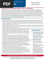 Bulletin: Summary of The Terrorism Threat To The U.S. Homeland