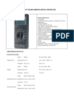 HT77 TRMS Pinza amperimétrica profesional DETECTORA DE FUGAS