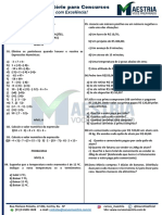 Curso Preparatório para Concursos - Matemática Básica (Expressões Numéricas, Operações, Regra de Sinais, Problemas