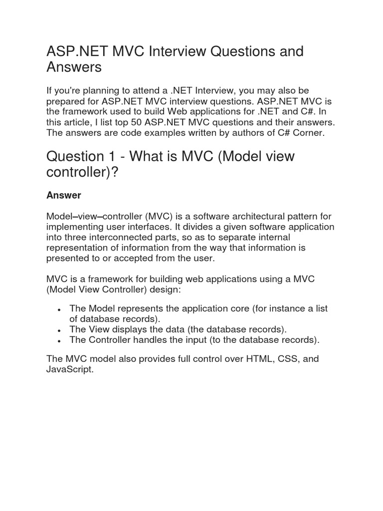 Answers: Answer | PDF | Databases | World Wide Web
