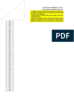 Calificaciones estudiantes medidas estadísticas Excel R