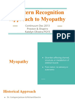 Pattern Recognition Approach to Myopathies