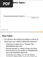 Chapter 7:: Data Types: Programming Language Pragmatics