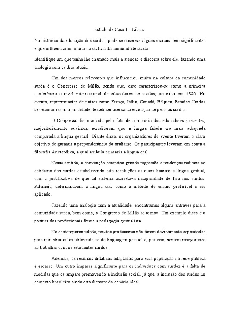 PDF) CONTEXTOS HISTÓRICOS DA EDUCAÇÃO DE SURDOS NO BRASIL