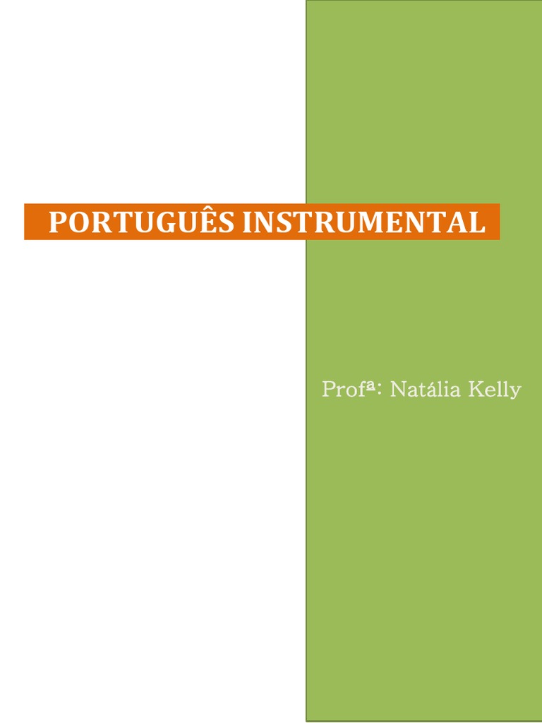 Apostila de Português Instrumental | PDF | Comunicação | Escrita