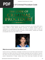 Fundamentals of Criminal Procedure Code - Ipleaders