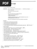 Paper 5 Examiner's Script: 3 Minutes (5 Minutes For Groups of Three)