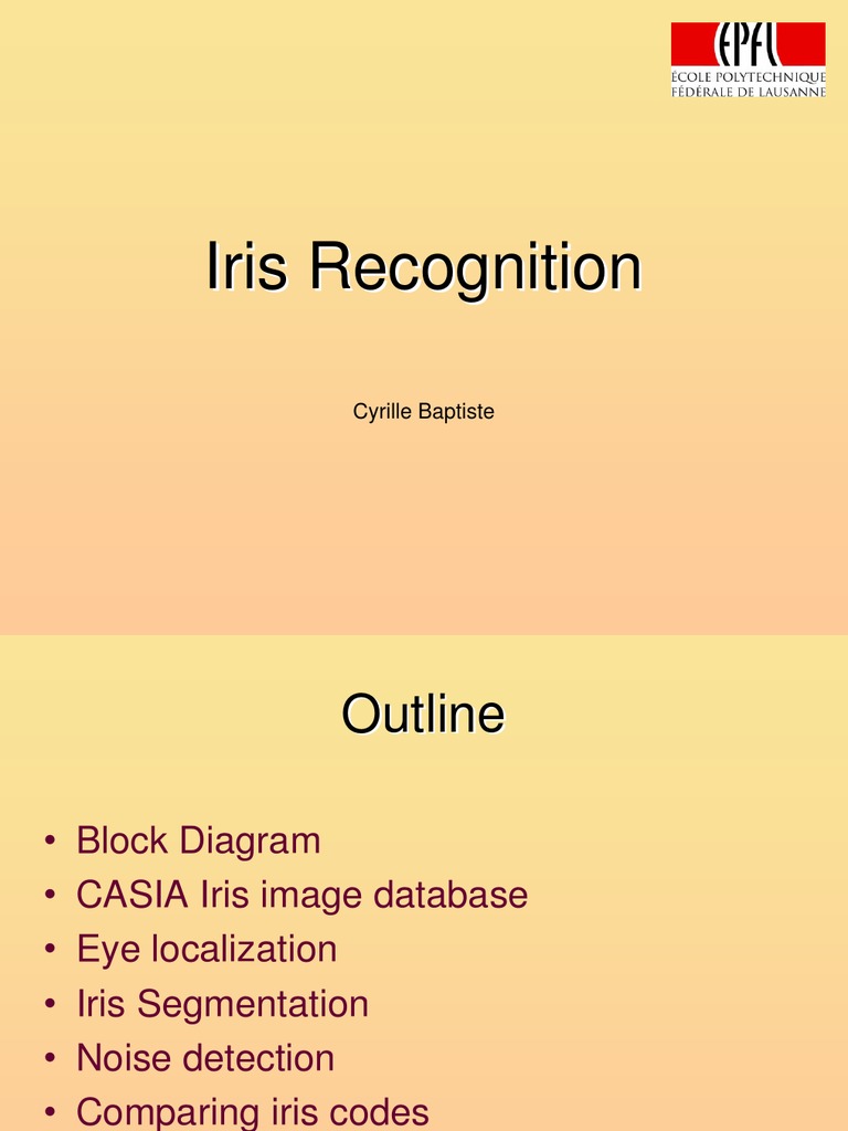 Iris Recognition Techniques | PDF | Image Segmentation | Digital Signal ...