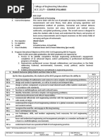 College of Engineering Education Bce 211/F - Course Syllabus