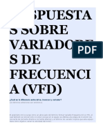 Respuestas Sobre Variadores de Frecuencia