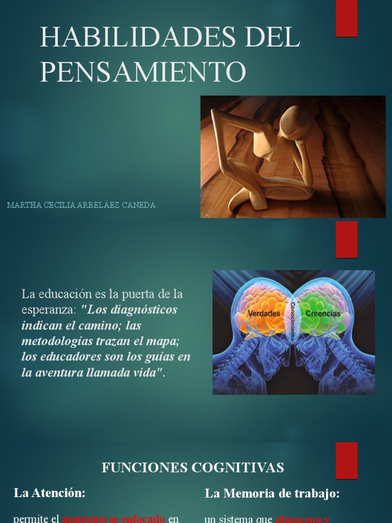 Habilidades Básicas del Pensamiento | PDF | Aprendizaje | Teoría