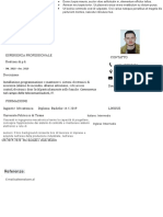 83 Curriculum Vitae Professionale