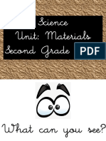 Science Unit: Materials Second Grade 2019