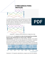 Bandas de Frecuencia para Servicios Móviles