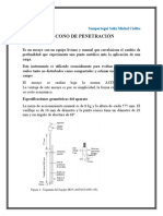 DCP ensayo correlaciona penetración suelo