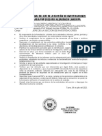 Cartilla Funcional Del Jefe de La Sección de Investigaciones de La Comisaria PNP Gregorio Albarracin Lanchipa