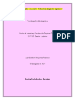 Cuadro Comparativo Indicadores de Gestión Logísticos