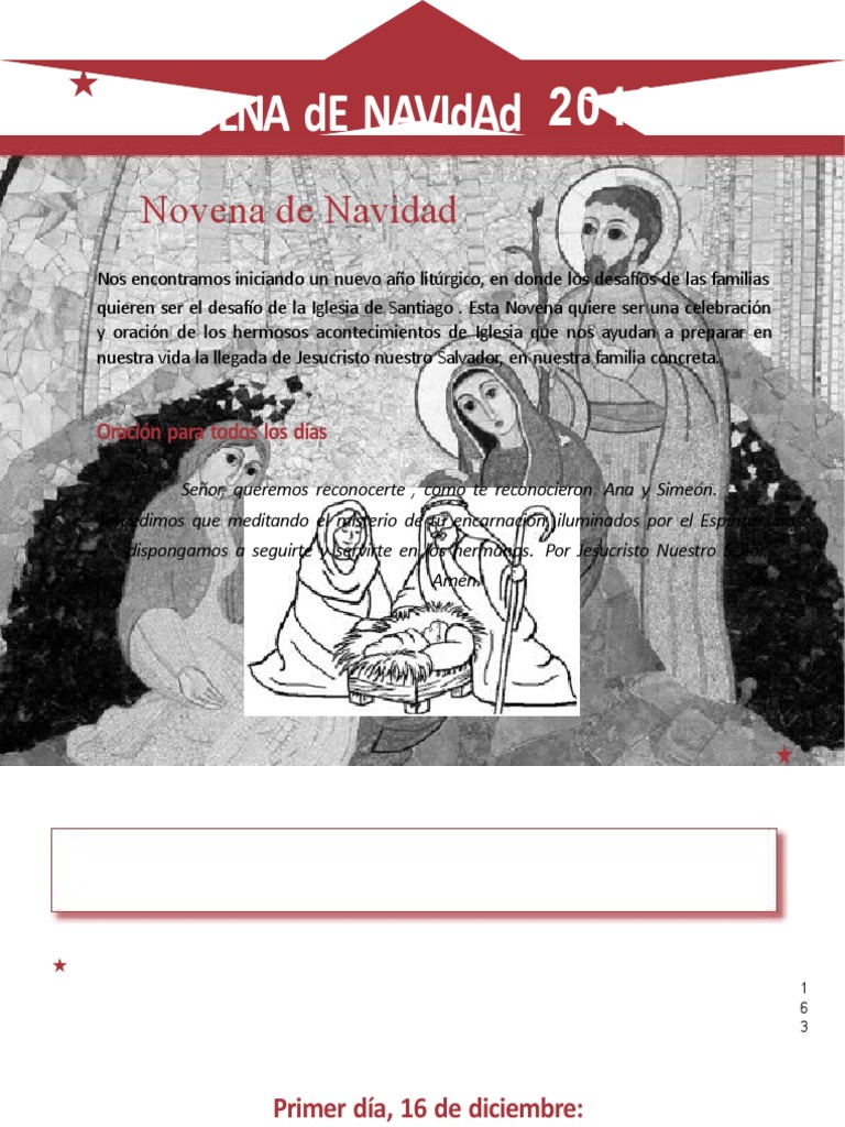 Novena de Navidad 2016 para Niños | PDF | María, madre de Jesús | Oración