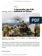 By Looking To Australia, The U.S. Army Can Pushback On China