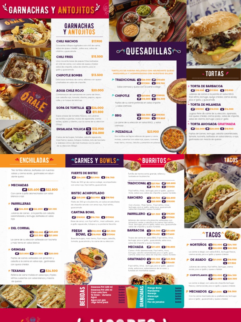 Orale Restaurante - Dic 2020 | PDF | Cocina | Alimentos