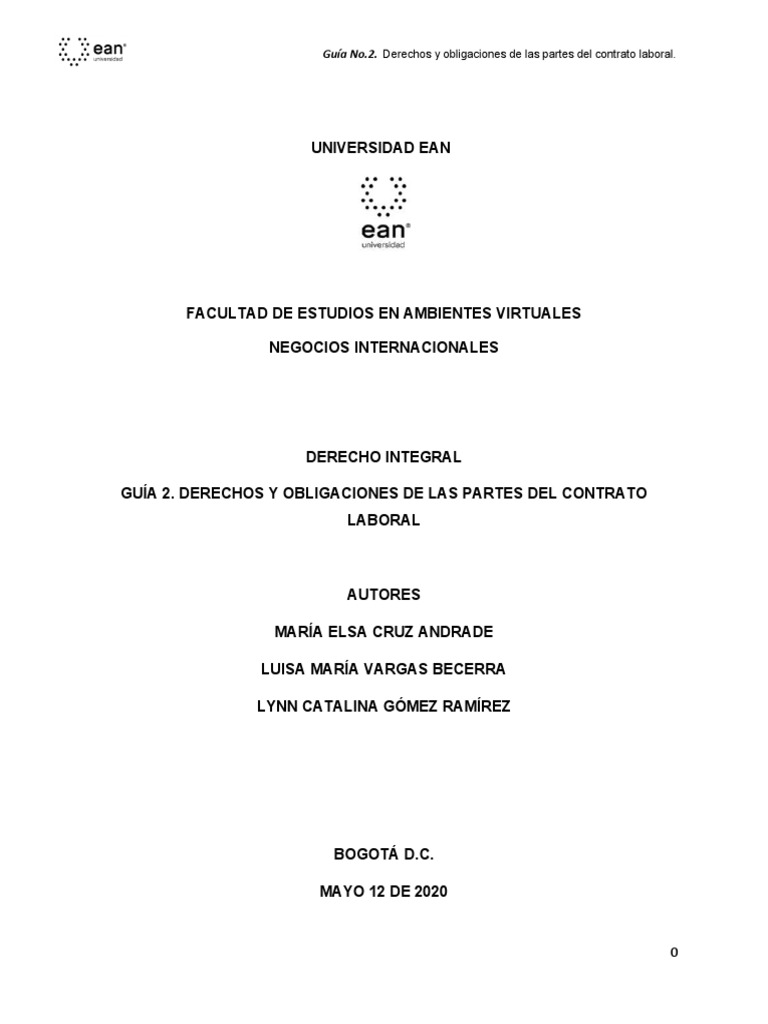 Derechos y Obligaciones Laborales | PDF | Salario | Derecho laboral