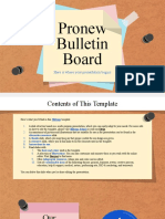 Pronew Bulletin Board by Slidesgo