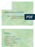 Aermod & Calpuff: EPA's Newly Proposed Regulatory Air Dispersion Models