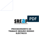 Procedimiento de Trabajo Seguro Riesgo Eléctrico