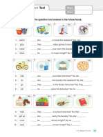 Lesson 6: Look and Complete The Question and Answer in The Future Tense