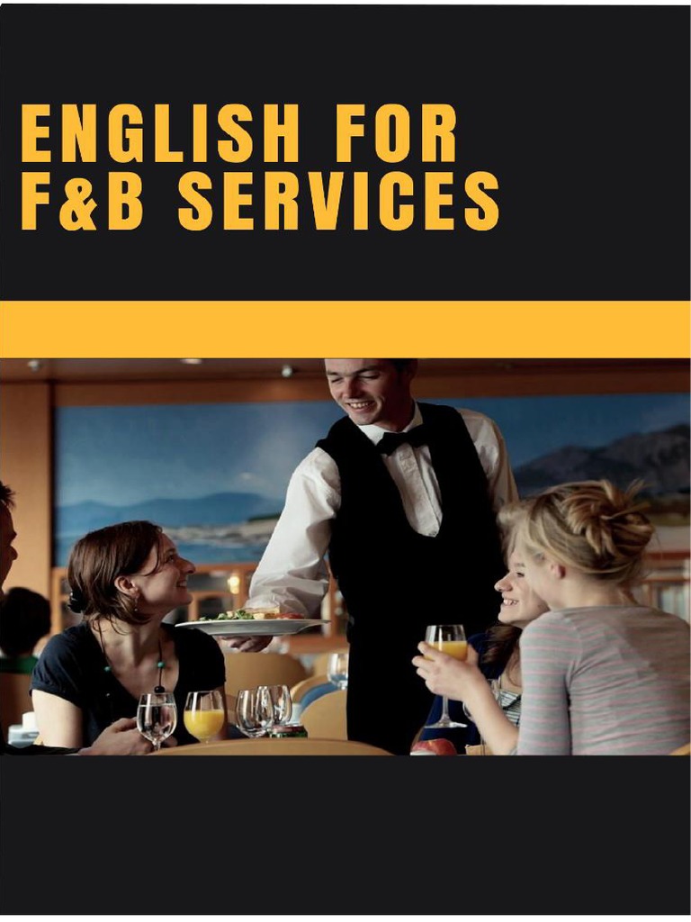 English Service in Food & Beverage | PDF | Tableware | Menu