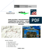 Plan de Mejora - Grupo 5 - Ampliación y Mejoramiento de La Carretera Pallasca- Lacabamba, Provincia de Pallasca, Región de Ancash