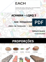 Estequiometria e Transformações Químicas