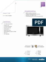 Microondas Mabe 1.1cuft