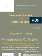 Teorema de Bernoulli - Torrichelli