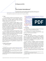 Measuring Electrical Contact Intermittences: Standard Guide For