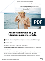 Autoestima - 10 Hábitos Básicos para Mejorarla ? - IEPP