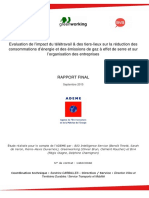 Impacts Teletravail Rapport 2015