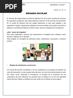 Brigada Escolares Funciones | PDF | Primeros auxilios | Salón de clases