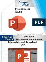 INTRODUCCION A LA COMPUTACION - Editores de Presentaciones - Unidad III