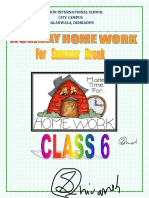 Doon International School Summer Homework 2021