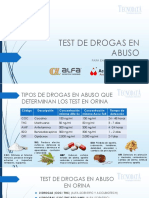 Presentación Test Control Drogas Orina y Saliva